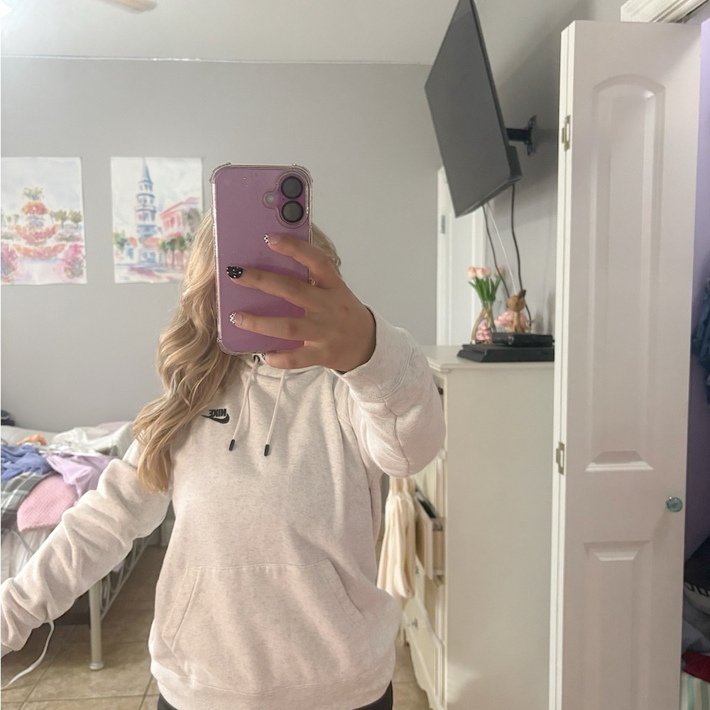Nike Women's White Hoodie